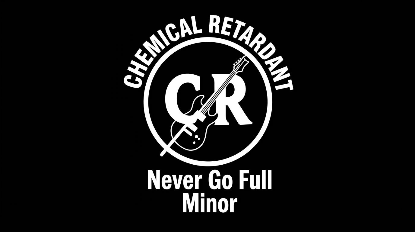 Chemical Retardant: CR with a guitar